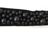 Beads Braid, black balls