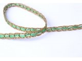 Gold and green Braid