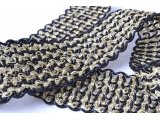 Black and gold Braid
