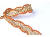 Fancy orange and gold Braid