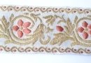 Braid, floral pattern 5 cm