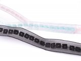 Galon sequins carrés sur organza