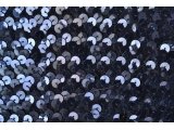 Tissu paillette 5 mm, laize 30 cm.