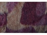Tissu fourrure tacheté poils ras