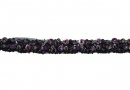 Precious braid with beads / spangles