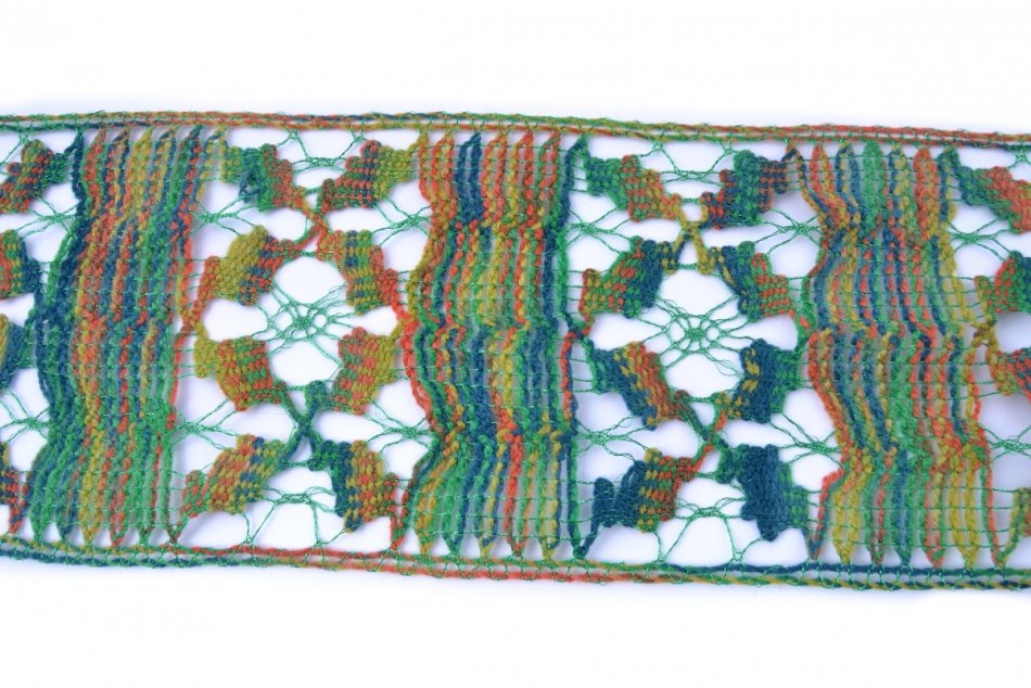 Dentelle multicolore