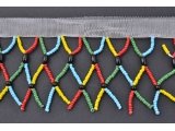 Galon perles et tulle
